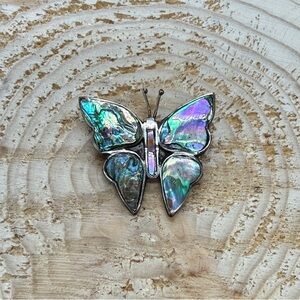 Iridescent Butterfly Brooch